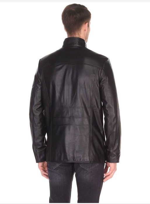 Кожанное пальто мужское