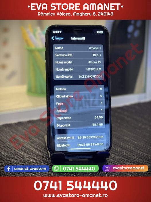 Apple iPhone Xr 64GB Black Neverlocked