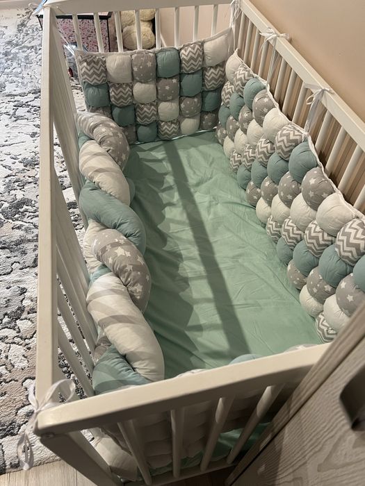 Бебешка кошара с матрак и обиколници