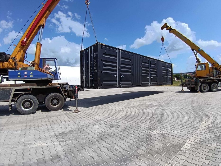 Containere de depozitare - 3 uși laterale