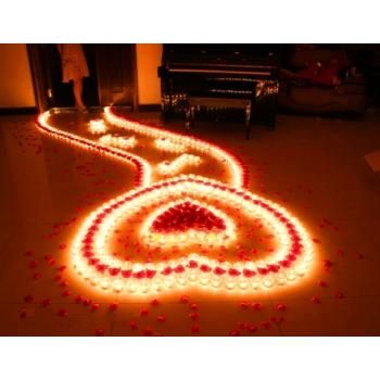 Набор свечей Romantic love в форме сердечек