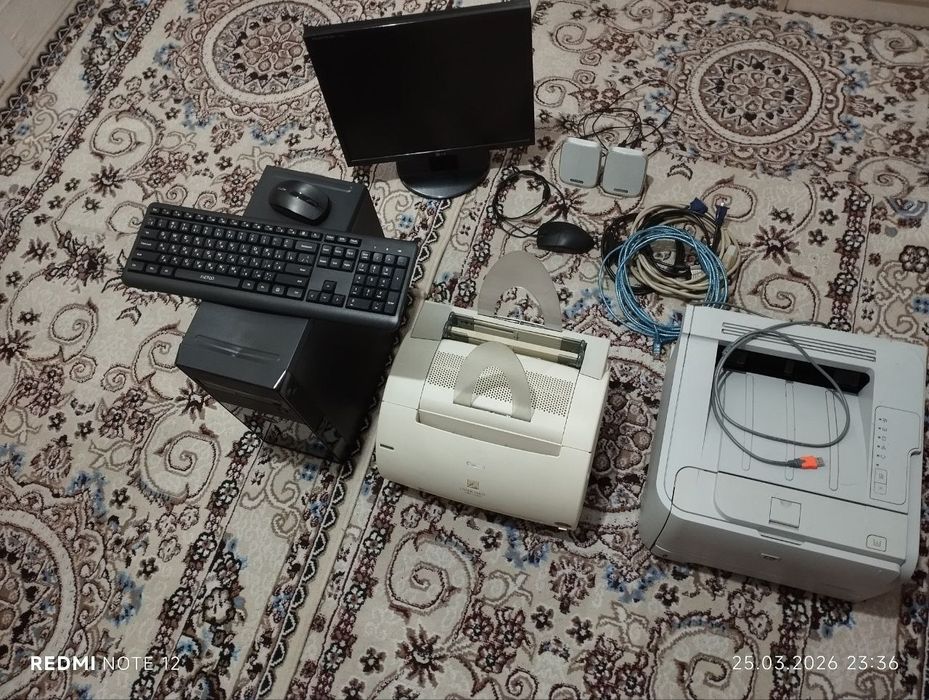 Кампютир принтир ва хаммаси биттада сотилади
