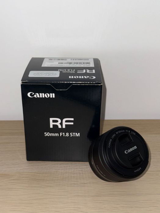 (NOU) Obiectiv Canon 50mm f/1.8 STM +  Filtru C-PL K&F Concept