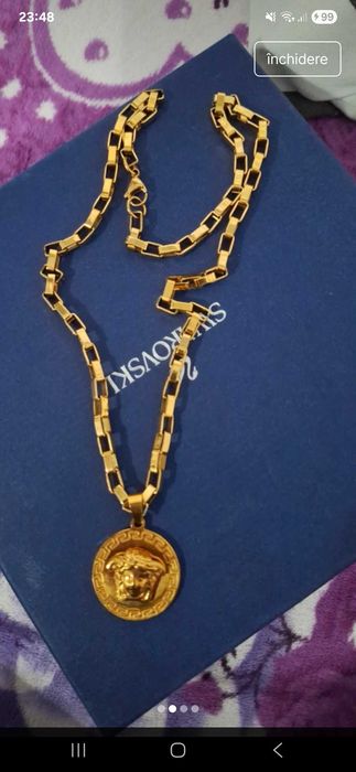 Lanta placat cu aur 18k unisex