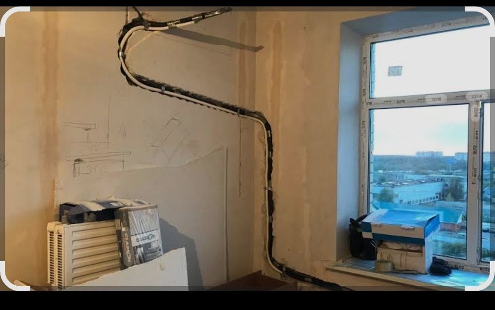 Установка кондиционеров.