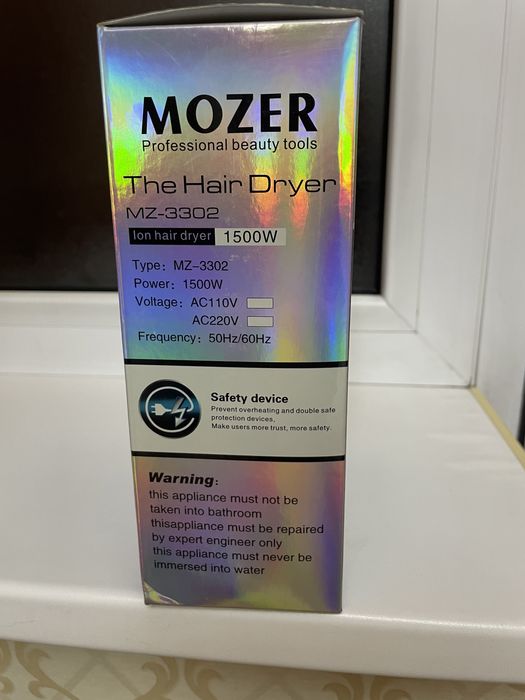 Продам дорожный фен MOZER