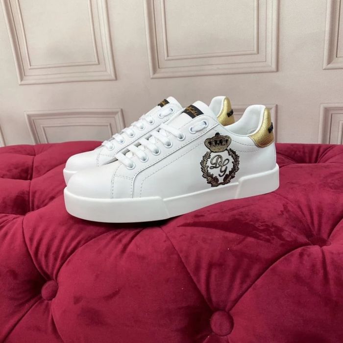 D&G Sneaker / Beige / White
