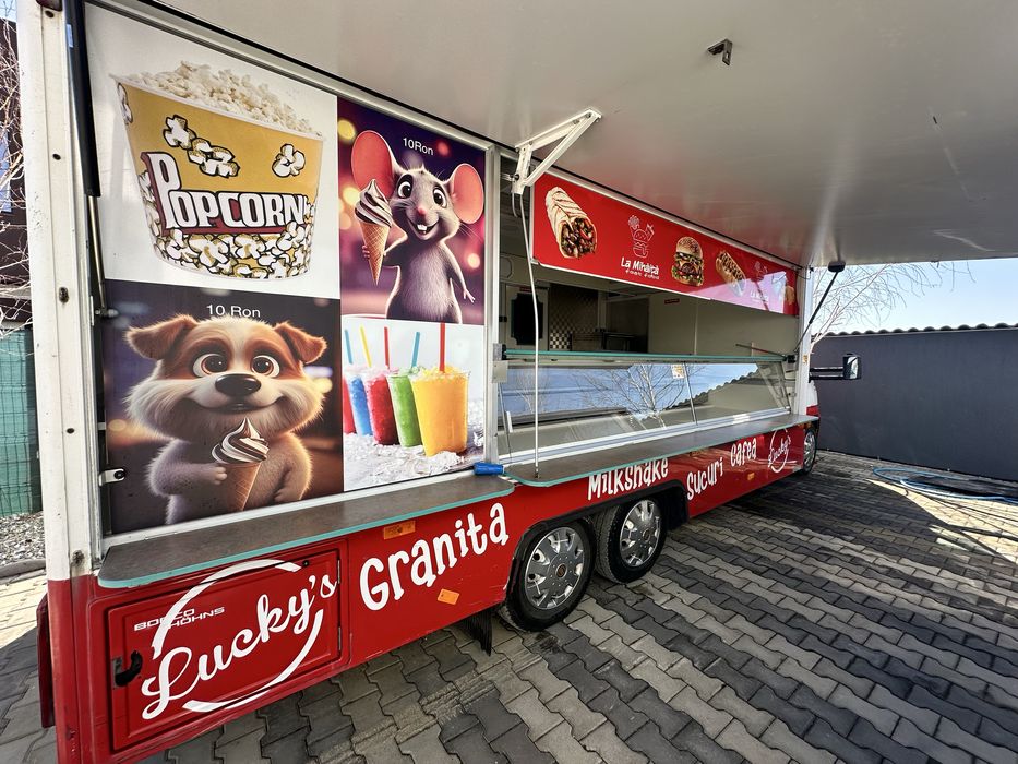 Inchiriere camioneta rulota food truck foodtruck