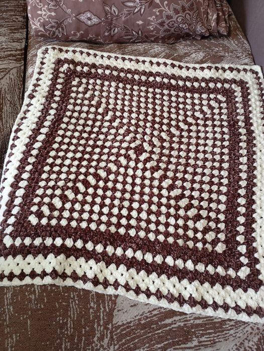 Детский пледик вязаный