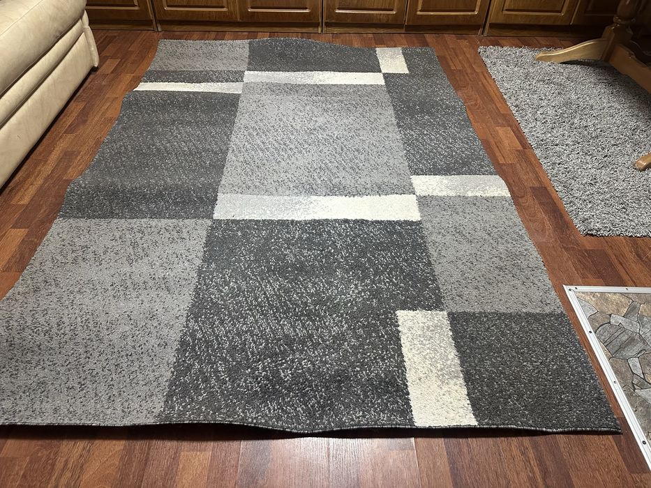 Cobor gri/alb 160x230 stare ok