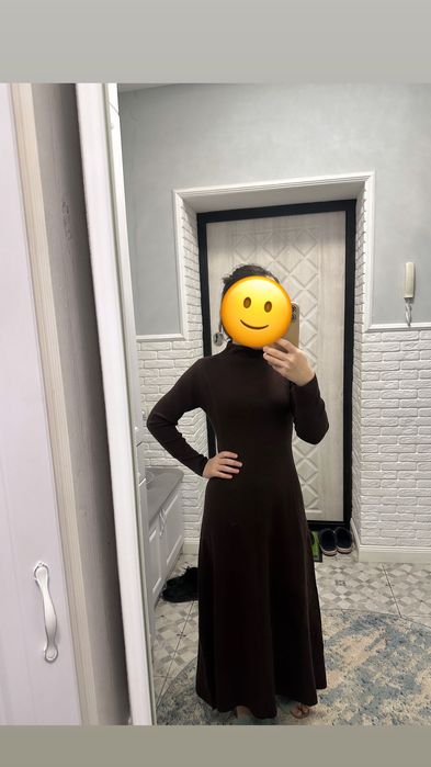 Новое трикотажное платье