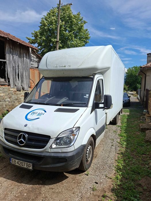 Mercedes Sprinter 313 CDI, 2014 г., дълга база, лифт 500 кг, печка, камера, Cruise Control, ел. стъкла. Готов за работа.