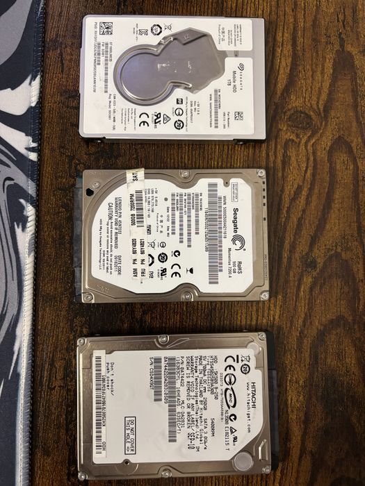 Set 3x HDD + rack extern