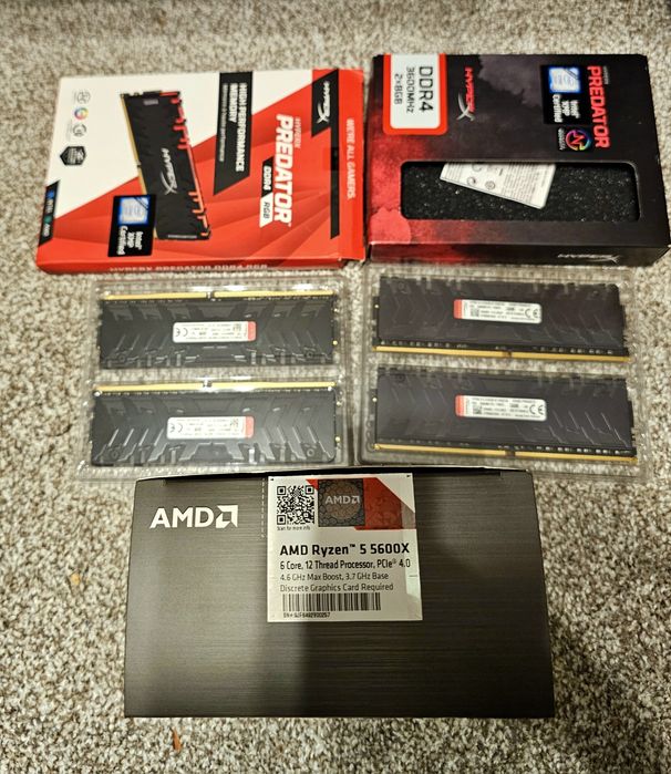 Kit Gaming AM4 - Ryzen 5 5600X | 32GB RAM RGB Renegade CL17 | MSI B550 WiFi | Hyper 212