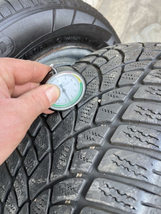 Jante otel 5x120mm, anvelope iarna 215/60 R17C, VW T5, T6, Multivan