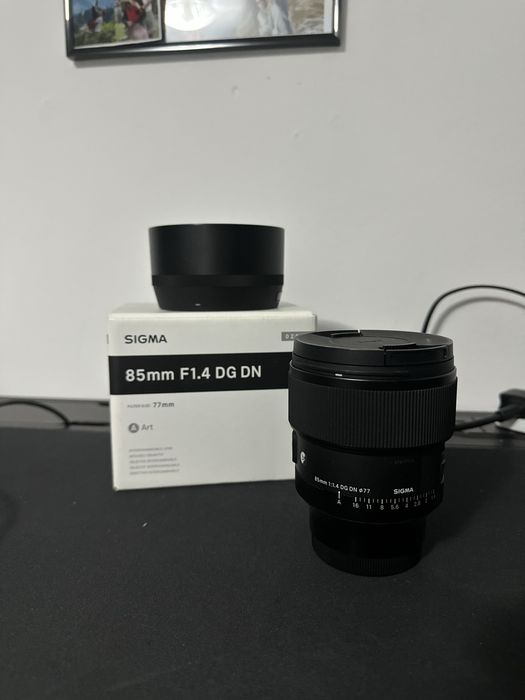 Obiectiv Sigma 85mm F1.4 DG DN Art Sony FE ca nou