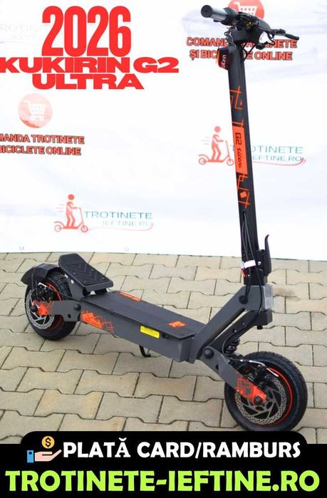 Trotineta KuKirin G2 ULTRA MODEL NOU 2026, DUAL MOTOR 2x800W, baterie 18Ah, autonomie 55 km, Service Romania