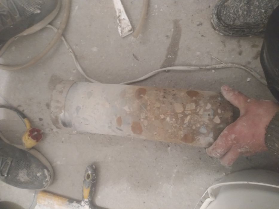 Сухой алмазний бурения сверления бетон тешиш