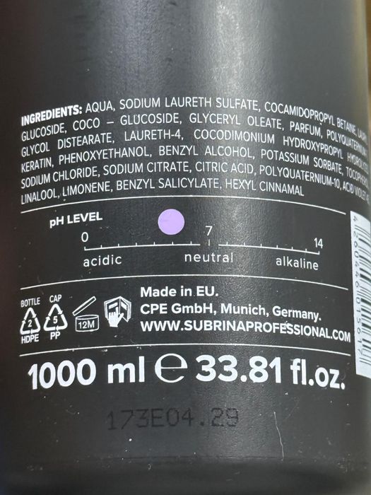 Sampon SUBRINA - CARE SILVER-Reflexe Argintii-1000 ml