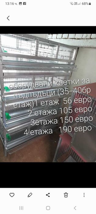 Клетки за зайци  пилета  кокошки  пъдпъдъци, гълъби, папагали, кускумриики и др.Гр.Разград 0885 34 34 64