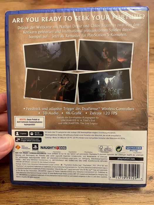 НОВА Uncharted: Legacy of Thieves Collection PS5