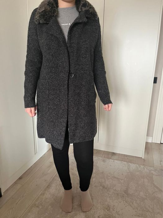 Кардиган с мехом