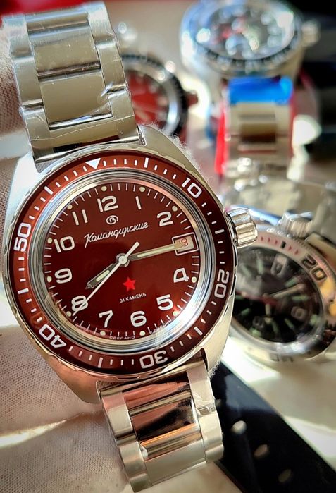 Командирские Часы с Автоподзаводом Амфибия