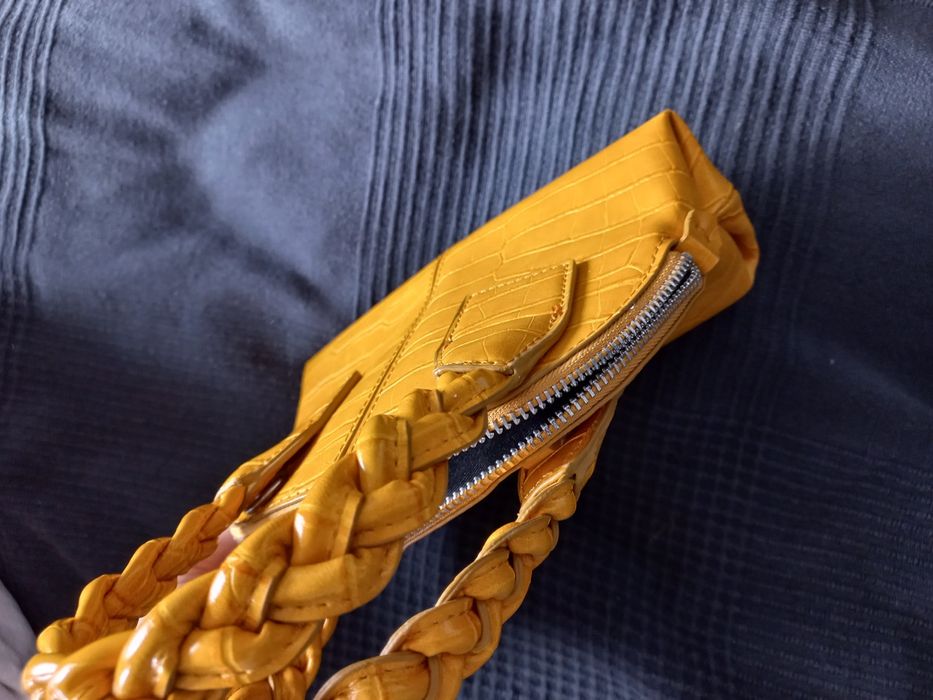 Дамска чанта Zara цвят горчица