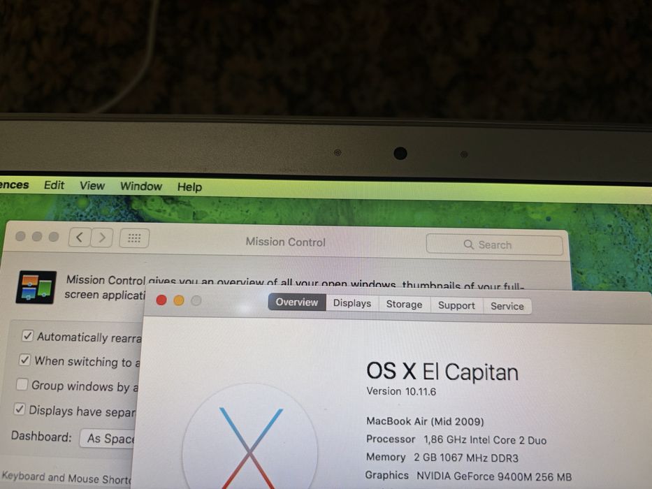 Vand MacBook air