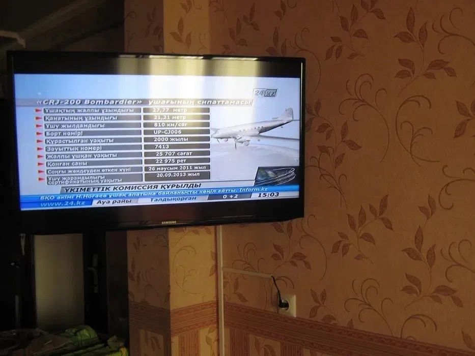 Установка телевизора на стену