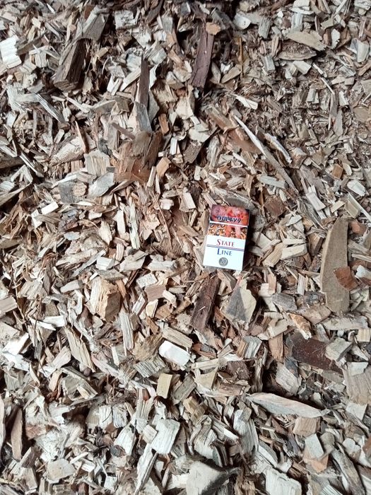 Щепа древесная для почвы, мульча.