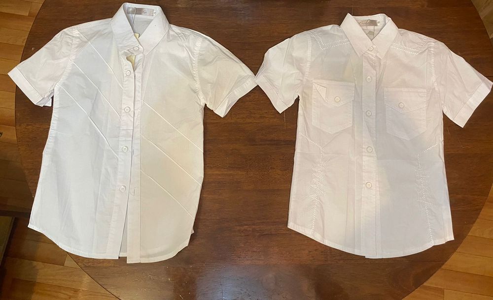 Рубашка школьная. На мальчика 100