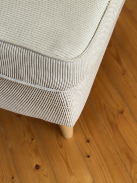 Кресло с табуретка Ikea Strandmon