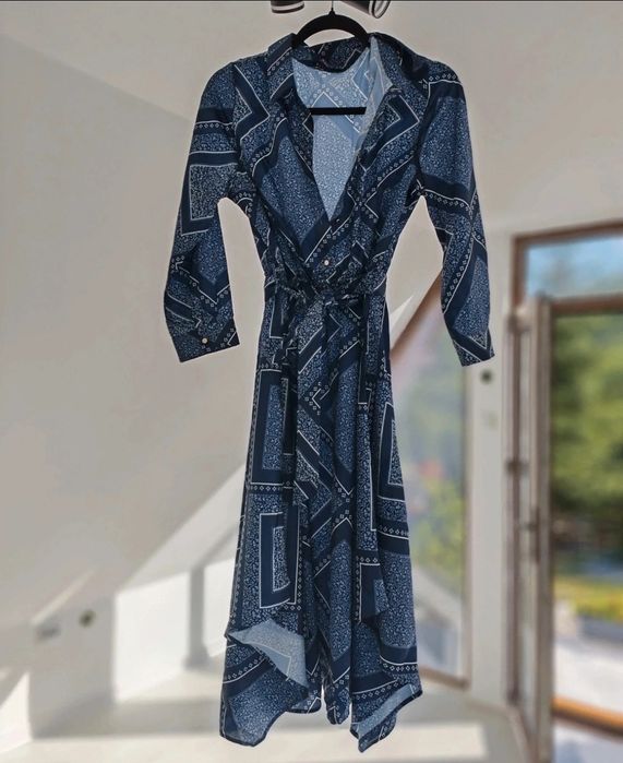 Rochie midi asimetrica