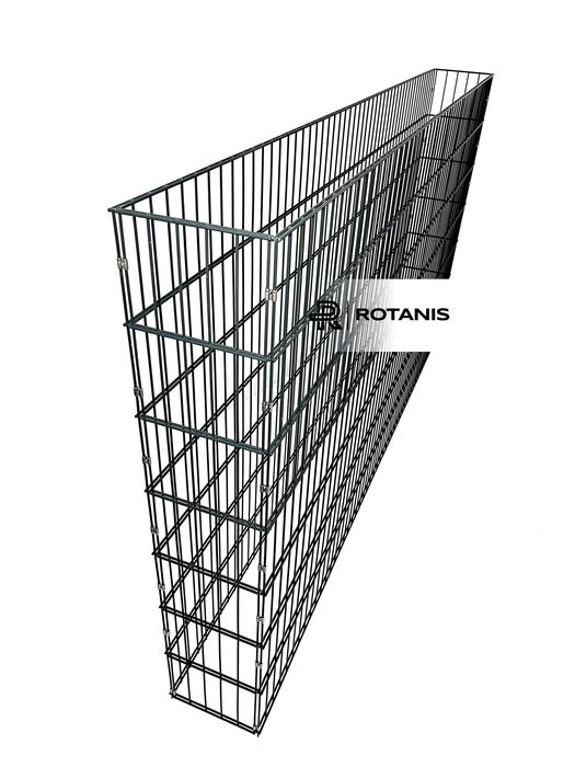 Panou Quality 2D / Plasa de gard Double Wire / Carcasa Gabion