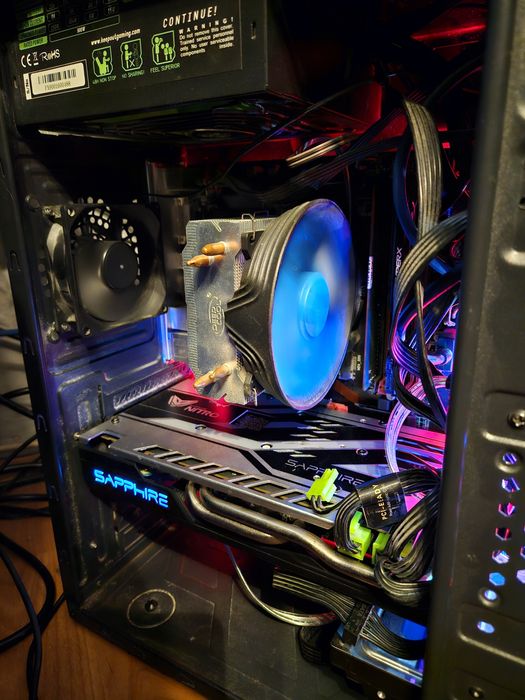 Vând unitate Pc DDR4 6600K placa video 4 gb Ssd Hdd