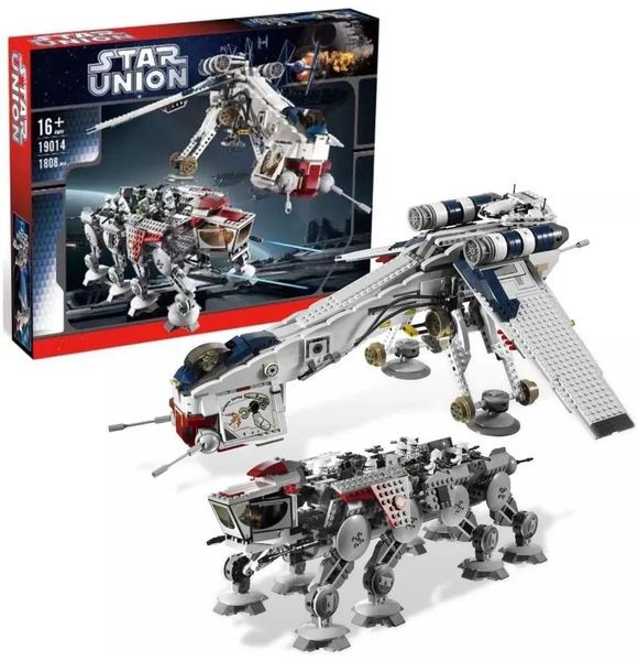 LEGO Star Wars Х19014 "Республиканский корабль с шагоходом АТ-ОТ"