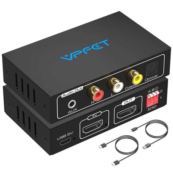 Extractor Audio HDMI VEDINDUST 4K – Negru