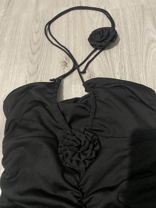 Дамска Черна Къса Рокля