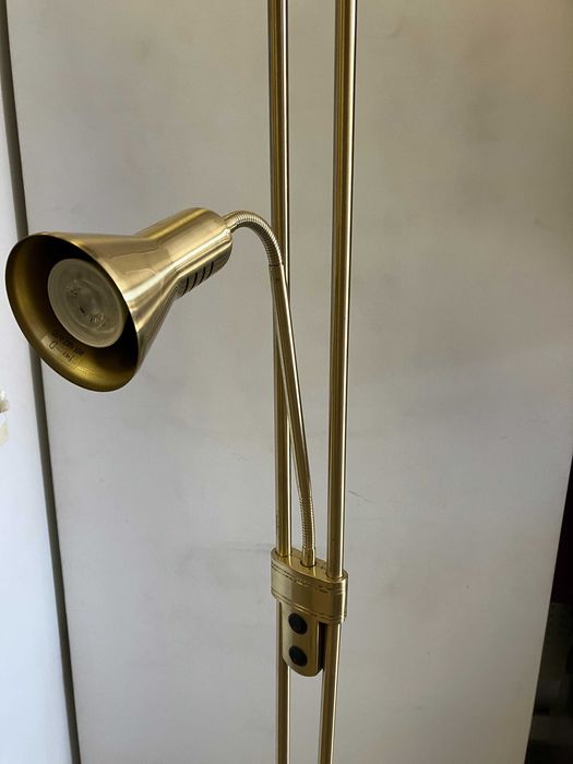 Лампа стояща ( подова) от месинг - работеща