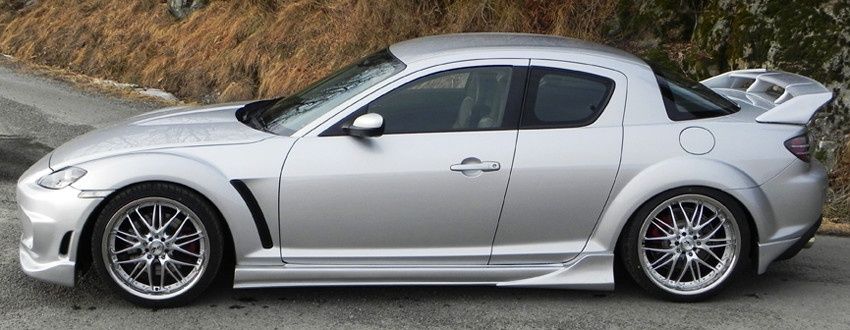 Body kit FRP Mazda RX-8 eleron praguri bara fata spate tuning sport