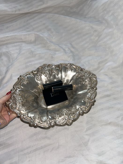 Bol fructiera alpaca argintata