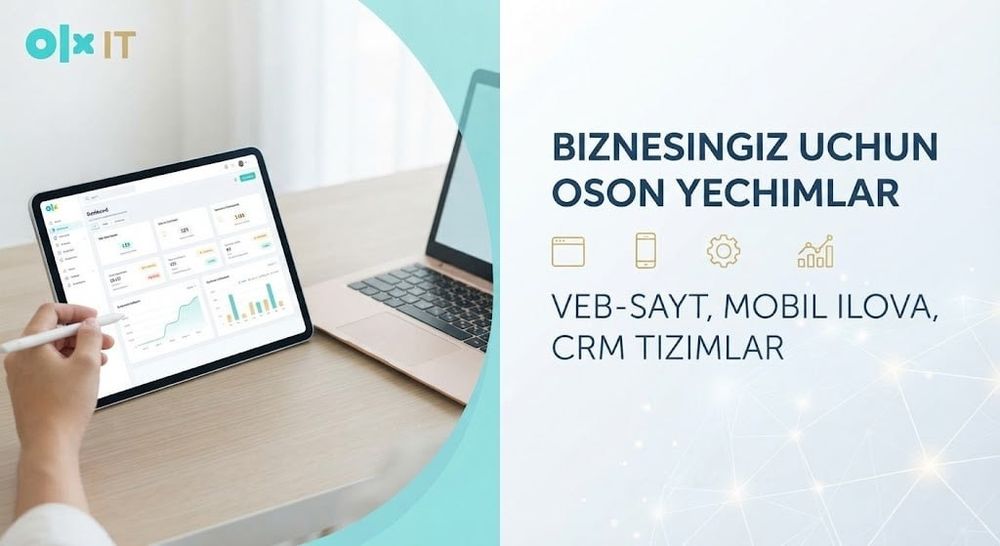 Biznesingiz uchun tayyor dasturiy yechimlar va saytlar.