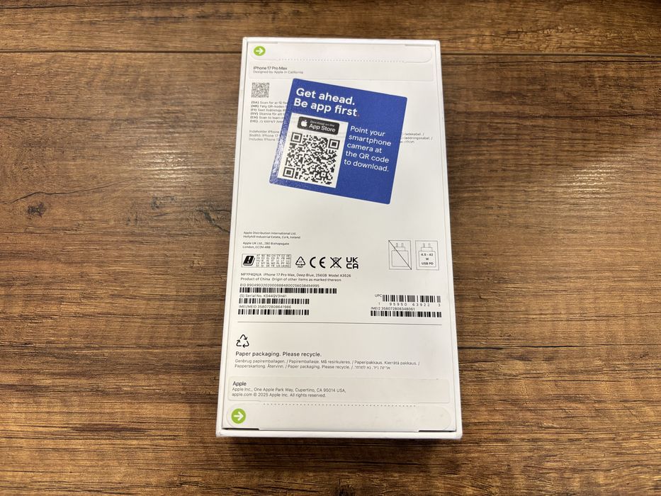 Apple iPhone 17 Pro Max 256GB-НОВ