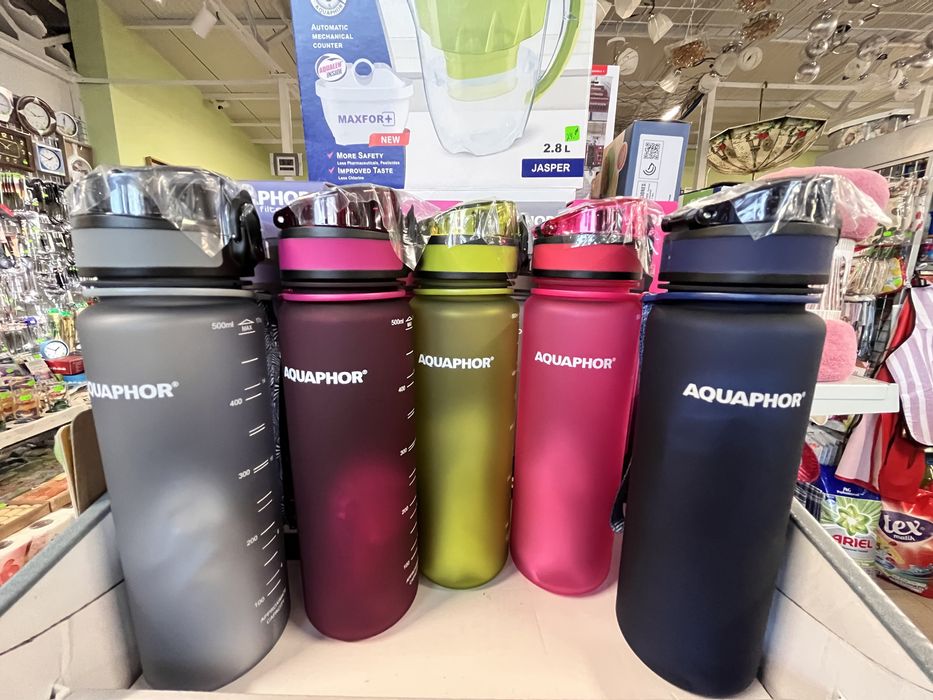 Aquaphor City 12цвята нови филтрираща бутилка за вода