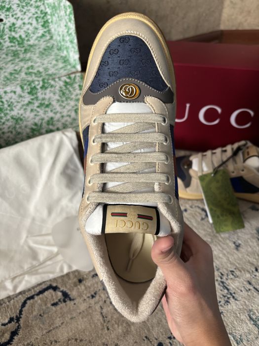 Gucci Screener beige blue orange