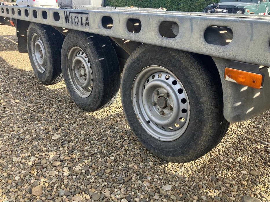 Platforma WIOLA Trailer 8m lung dublu 3 axe