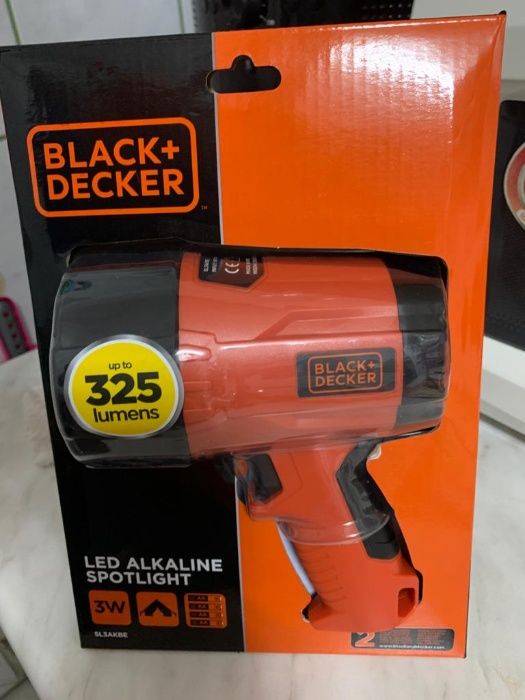 Lanterna BLACK&DECKER cu LED - 325 lumeni - noua, sigilata, cadou