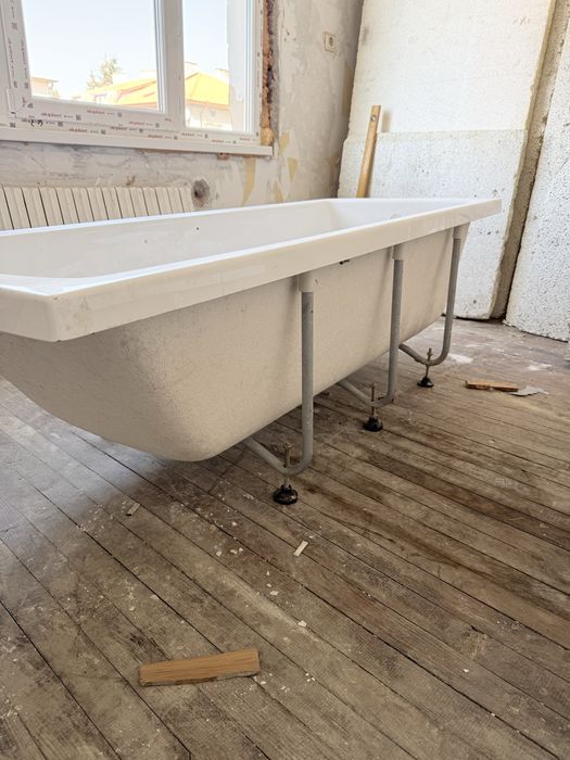 Вана за баня, цвят бял