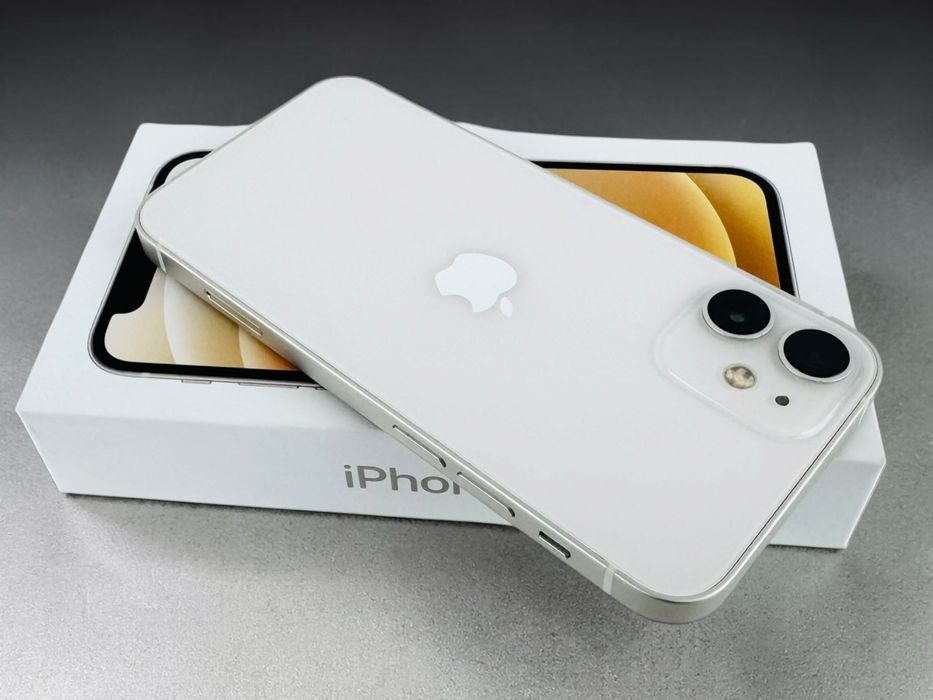Apple iPhone 12 mini 256GB White 100% Батерия! Гаранция!